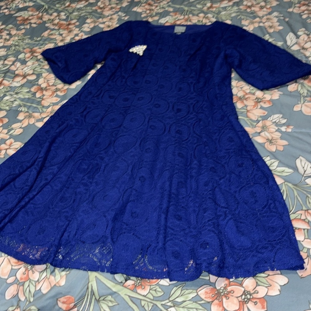 NEW Rabbit Rabbit Rabbit Blue 💙💙Lace Dress - Picture 6 of 13